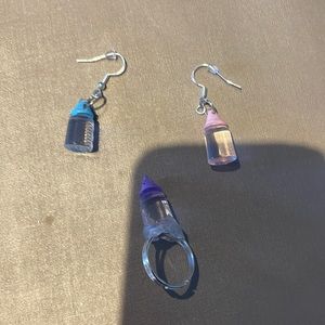 ring and earrings sold as a set